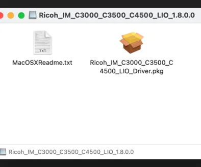 Inception - Installing a Ricoh Driver to MacOS