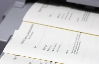 paper leaving printer