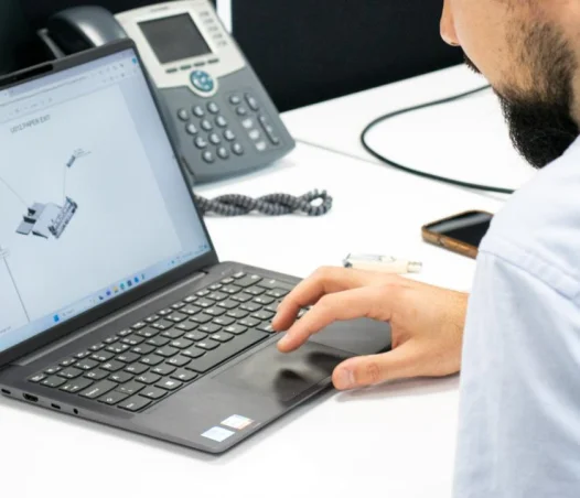 man using computer